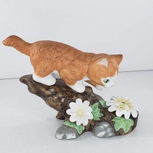 Danbury Mint MBI Better Bee Careful Cat Figurine 1991 Vintage